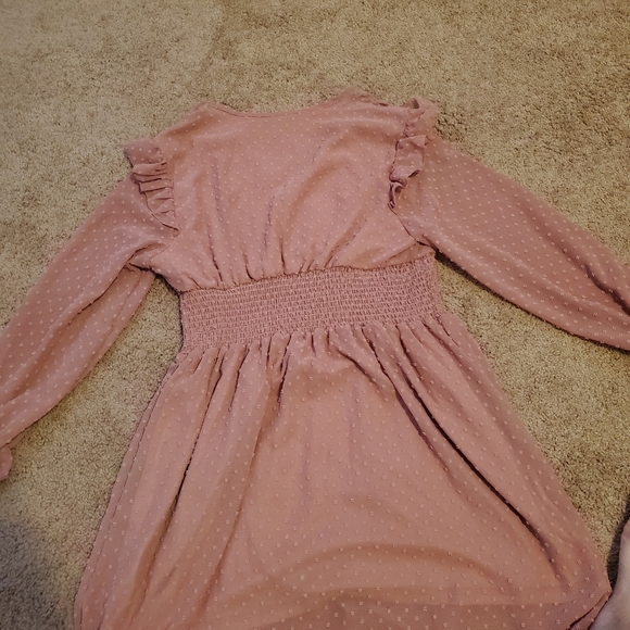 Shein Curve Pink Skater Style Dress - Picture 4 of 7
